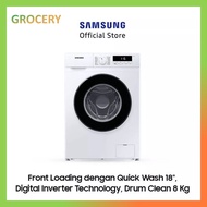 MESIN CUCI FRONT LOADING SAMSUNG 8 KG INVERTER WW80T3040 8KG