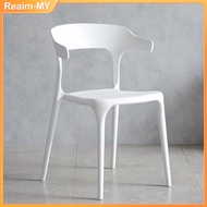 Plastic Chair Dining Chair with PP Material Modern Style Elegant Chair kerusi pejabat Eames Chair ke