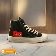 Converse Chuck Taylor 70s X CDG Play Love High Premium Original Shoes in Many Colors