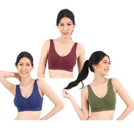Antibac Perfect GENIE BRA เขียว,น้ำเงิน,แดงไวน์ ขนาดM