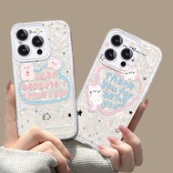 Cartoon Cartoon Bubble Piggy Suitable for Apple 16promax Phone Case New iPhone15 Transparent 14plus 