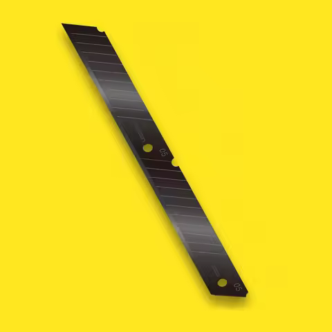30PCS Extended Blade Length 200MM Width 18MM Thickness 0.5MM For Leather Thinning Machine Replacemen