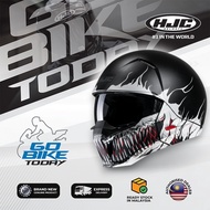 HJC I20 Scraw MC5SF | Full Face Street Fighter Style | ECE 22.06 Certified | Removable Chin Bar