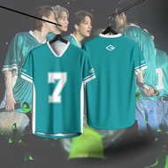 [OFSDIY] 2568 Got7 CONCERT NESTFEST Comfortable V-Neck T-shirt Unisex Football Jersey