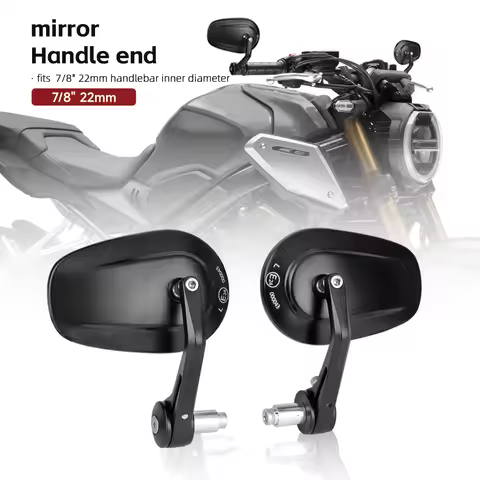 For Honda CB650R CB190R CB250R CB300R CB400 CB500 CB1000R Motorcycle Bar End Handlebar Mirrors Acces