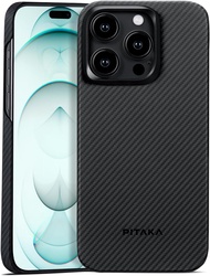 PITAKA Case for iPhone 15 Pro Max Compatible with MagSafe Slim & Light iPhone 15 Pro Max Case 6.7-in