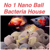 NO1 Nano Bio Ball Aquarium Fish Tank Filter Media 5 Color Tech Mineral Biological Ball/Channa/Ikan Laga Betta Fish