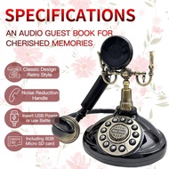 wedding phone Audio guest book Phone box Audio message Old-fashioned telephone Audio Messagebook  ph