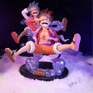 Trendy New 17cm Anime One Piece Figure Luffy Gear 5 Action Figure Sun God Luffy Nika PVC Statue Coll