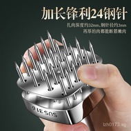 316L Tool Steak Needle Meat Tenderizer Needle Meat Piercing Hammer Steak Tenderizer Stainless Steel 