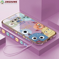 Jinsouwe เคสมือถือสำหรับ Samsung Galaxy Note 9 Note9 Samsungnote9เคสมือถือสำหรับการ์ตูนเด็กหญิงเด็กชายมอนสเตอร์แบบบางหุ้มกรอบ