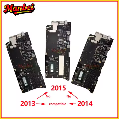 Original Laptop A1502 Motherboard For MacBook Pro 13" Retina A1502 Logic Board 2013 2014 2015 Year