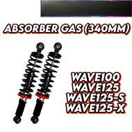 ADJUSTABLE ABSORBER BELAKANG 330MM 340MM APIDO KYB FOR HONDA EX5 DREAM WAVE100 WAVE100R WAVE125 WAVE