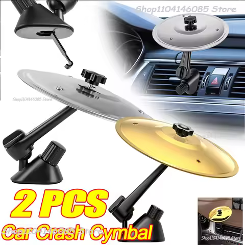 Mini car drum cymbal Colliding With Cymbals Vent Decoration Car Rugged Automotive Interior Accessori