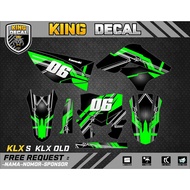 Decal KLX S STRIPING KLX S STICKER KLX S DECAL DEXAL CUSTOME 3