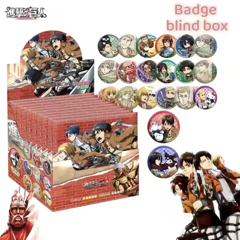 Attack on Titan Eren Jaeger anime two-dimensional badge blind box creative personality brooch double