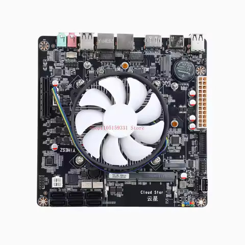 N150 NAS DDR4 Motherboard 6* SATA3.0 2X Intel I226 2.5G Mini ITX 17x17CM 2* M.2 1XPCIE For Soft Rout