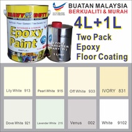 5 liter Heavy Duty Brand Epoxy Floor Paint 5L ( with hardener )