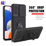 SGP Hybrid for Samsung A14 5G case Slide Camera Ring Car Holder Case for Samsung Galaxy A14 5G a04s