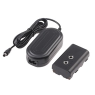 NP-F550 Dummy  Adapter + AC power Supply adapter For SONY NP-F770/F750/F550 F570 NP-F970 NP-F960 to 