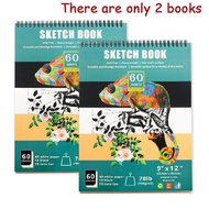 【2 Books】 】 Sketchbook renaissance 100/60 page size/2*60 sheets Professional writing and painting bo