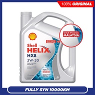 (Untuk Pasaran Malaysia) Shell Helix HX8 5W30 SN PLUS Fully Synthetic Engine Oil (4L) 5W-30