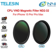 TELESIN CPL / VND Magnetic Filter ND2-32 For iPhone 15 Pro / iPhone 15 Pro Max P10-FLT-01 / P10-FLT-