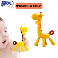 SumoBaby Baby Giraffe Teether Silicone Teether Baby Giraffe Silicone Teether
