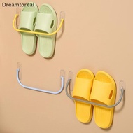 [DMT] Wall Mounted Shoe Ra Foldable Shoes Hanger Slippers Drain Storage Ra Shelf Shoe Hanging Holder