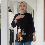 Basic T-shirt Oversized T-shirt Long Sleeve 7/8 Split Edge Forever T-shirt Adult Women's T-shirt Mus