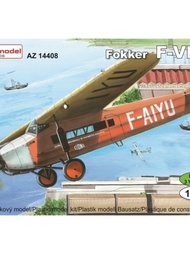 AZmodel 1/144 Netherlands Fokker Fokker F.VIIa Airliner Various Models (Include Etching Sheet) Out o