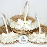 Lace Rattan Basket Rattan Basket Storage Basket