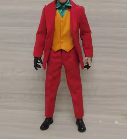 1/6 Scale Soldier Joker Red Suit Model for 12''male