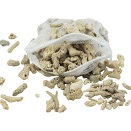 500g/1.1lb Crushed Coral for Freshwater Aquarium, Pond Filter Aquarium Filter Media to Raise ph, Reu