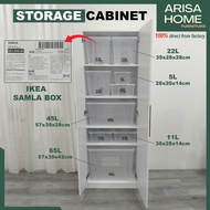 ArisaHome Storage Cabinet / IKEA Samla Box Tupperware Cabinet / Multi Purpose Cabinet / Kitchen Cabinet / Almari Dapur