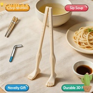 CYMX 1pair Foot Shape Chopsticks, 22cm Lightweight Toe-Shaped Chopsticks, Novelty With Straw Soles o