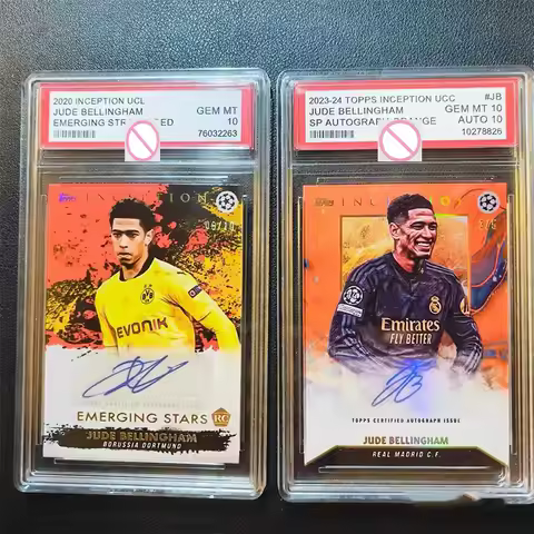 DIY Bellingham Inception Real Madrid Borussia Dortmund Star Card Limited Edition Signed Card 1/