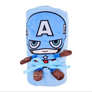 Disney Captain America Blanket Size 50 x 60 Inches Blue Suitable For Gifts And Lottery Items