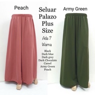 [Lowest Price][Harga Borong] Seluar Palazo Plus Size/Ladies Long Pants