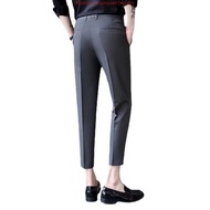Junqun Pants For Men Summer high-end gurkha pants seluar slack lelaki Drapey feeling korea pant VP06