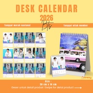 BTS Desk Calendar 2025 Desk Calendar/ 2026 BTS Calendar 2026 kpop bts enhypen seventeen txt zerobase