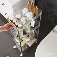 Storage Rack Organizer Storage Box Transparent Gap Cart Kitchen  Plastic Industry Cosmetics Landing 