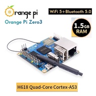 Pi Zero 3 - 1.5GB RAM CPU Allwinner H618 Quad-core Cortex-A53 1.5GHz processor