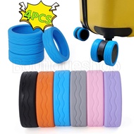 [Feature] Travel Suitcase Reduce Noise Wheels Cover / Luggage Wheels Protector / Luggage Wheels Cover for Desk Protectors / High Elasticity Silicone Wheels Accessories /