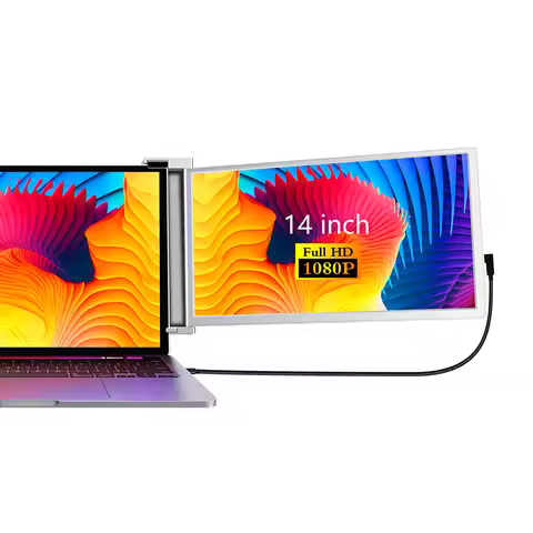 Manufacturer OEM/ODM S14 14-Inch Dual Screen Laptop with IPS Panel FHD Double Screen Laptop Extender