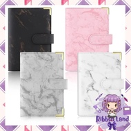 A6 Luxury Marble Pattern Leather Binder 6 Ring A6 Binder