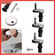 [Heaven useful] 2 pack toilet seat hinge to top close soft release quick install toilet kit 55mm