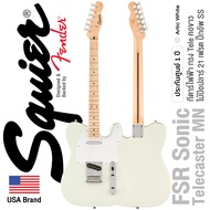 Squier® FSR Sonic Telecaster กีตาร์ไฟฟ้า 21 เฟรต ทรง Tele ไม้ป๊อปลาร์ คอเมเปิ้ล ปิ๊กอัพ Single Coil