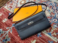 Hermes Black/sliver Kelly to go 二手 黑銀 KTG