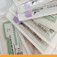 "Polyamid 4/0 single thread (Daclon nylon 4/0) - 3/8 triangle needle, 19mm needle"